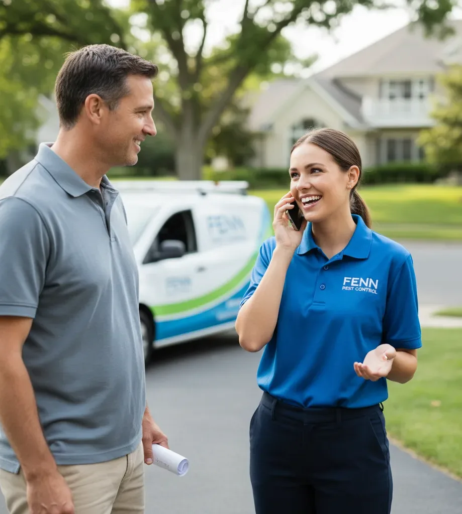 Fenn Pest Control customer support in Hubbard